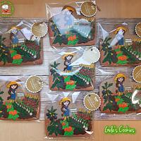 Orchard cookies (farmer woman)