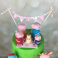In the night garden and Peppa pig cake