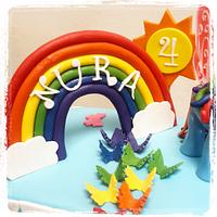 Rainbow Dash Cake... My Little Pony