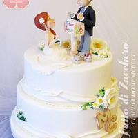 My Wedding Cake!!! - Decorated Cake by Fatto di Zucchero - CakesDecor