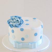 Little Blue Birthday Cake!