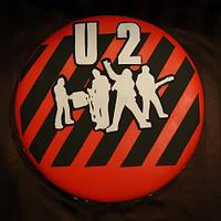 U2 Inspired Birthday Cake