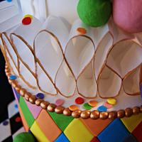 "Arlequín" cake for Sweet World Carnival Collaboration