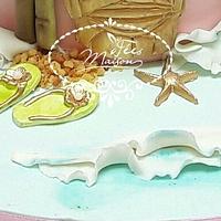 Aloha & Moana theme cake