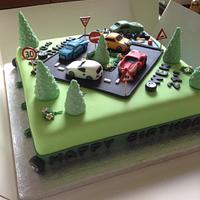 Sports cars/Road/Mechanic cake?