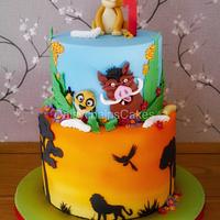 Lion king cake - Cake by Daisychain's Cakes - CakesDecor