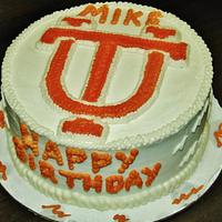 UT Cake (University of Tennessee) in all Buttercream