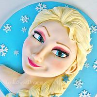 Princess Elsa 3D cake 