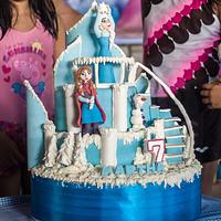 Frozen Castle with Elsa, Ana and Olaf