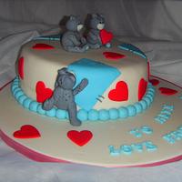 Me To You Bears Birthday Cake
