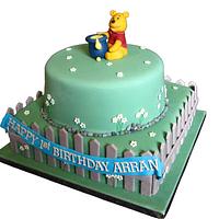 Winnie the Pooh - 1st birthday cake