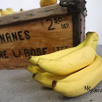antique banana wood box