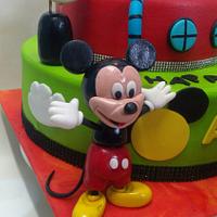 Mickey mouse club house cake