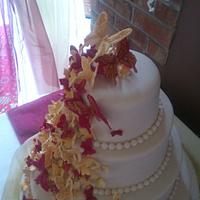 david and laura's wedding cake