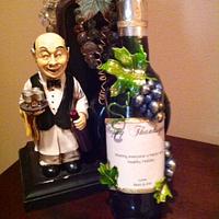 Thanksgiving Wine Bottle