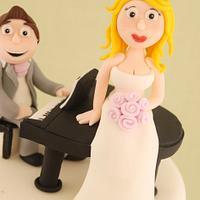 Love Song Wedding Cake
