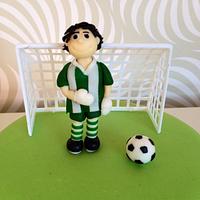Goalkeeper cake