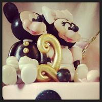 Minnie and Mickey Birthday cake