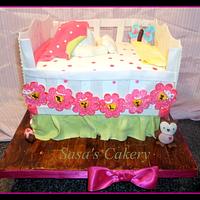 Baby Crib Cake