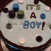 BABY ANNOUNCEMENT CAKE 