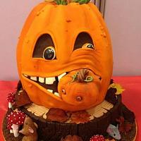 Pumpkin Cake - cake by Lovin' From The Oven - CakesDecor