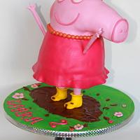 Tarta Peppa Pig 3D