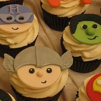 Avengers Cupcakes