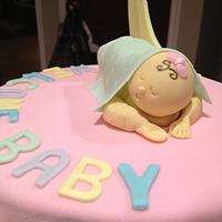 My first baby shower cake made last November.