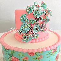 Vintage Flowers Cake 