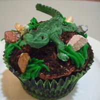 Alligator Cupcakes