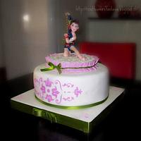 Ballet dancer cake