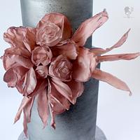 Wafer paper flowers