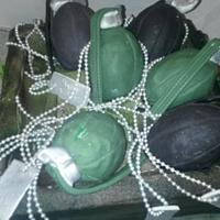 grenades and dog tags