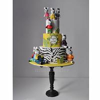 Zou Zebra cake