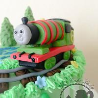Percy Engine Cake