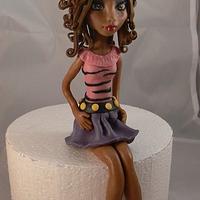 Chocolate Clawdeen Wolf from monster high