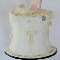 Soft Petals Wedding Cake
