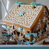 Winter Gingerbread House