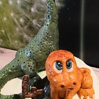 Dinosaurus cake 