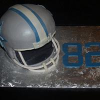 Cowboys Helmet cake