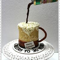 Beer Mug cake ! 