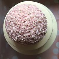 3 Tier Sphere wedding cake