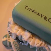 Tiffany Birthday Cake with Cupcakes