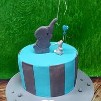 Senan - Elephant Christening Cake