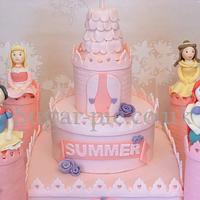 Disney Princess Castle cake 