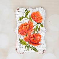 Beautiful Royal Icing Poppy Flower Cookies 🕊️🌸 🖌️