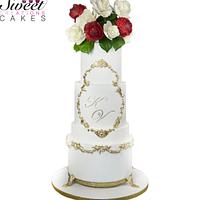 Rococo wedding cake