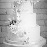 Butterfly Wedding Cake Sept 2014