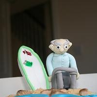 OAP surfer for a 30th Birthday 