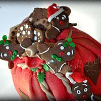Gingerbread family and Christmas